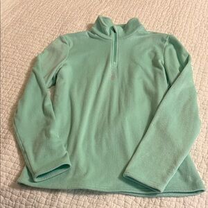 Spyder Women's Mint Green Quarter‑Zip Fleece Pullover